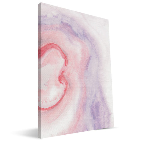 Pink Agate 16x24 Canvas Print