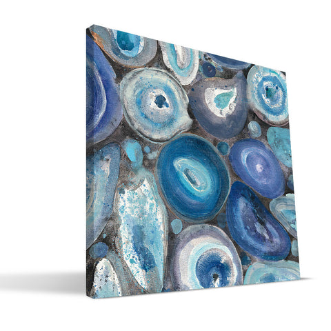 Small Mix Agate 24x24 Canvas Print