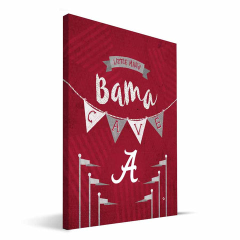 Alabama Crimson Tide Little Man Canvas Print