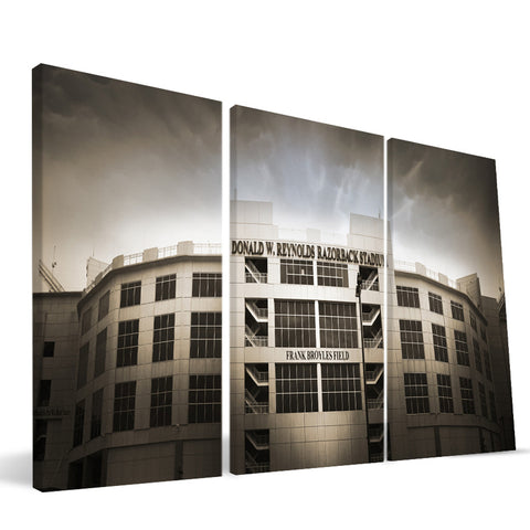 Arkansas Razorbacks Donald Reynolds Razorback Stadium Canvas Print