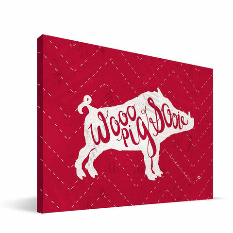 Arkansas Razorbacks Mascot Canvas Print