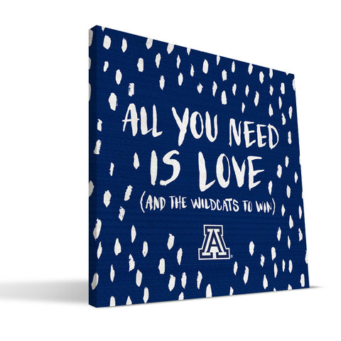 Arizona Wildcats All You Need Canvas Print