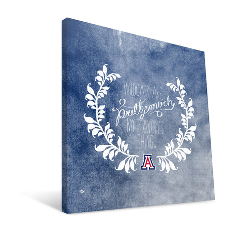 Arizona Wildcats Favorite Thing Canvas Print