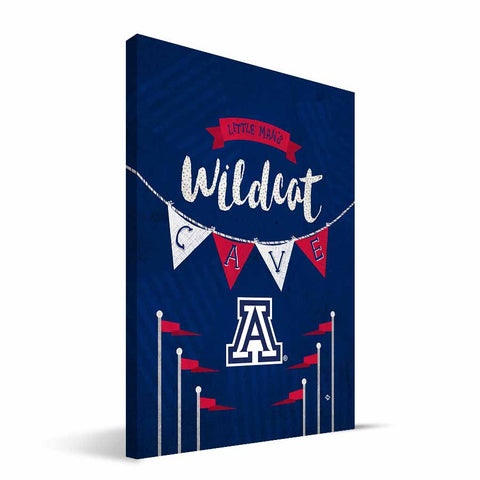 Arizona Wildcats Little Man Canvas Print