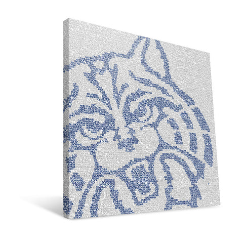 Arizona Wildcats Typo Canvas Print