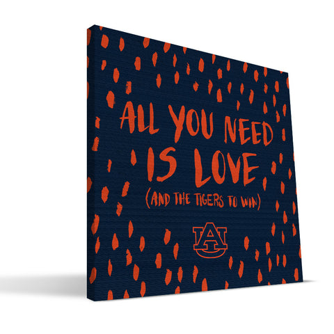 Auburn Tigers All You Need Canvas Print