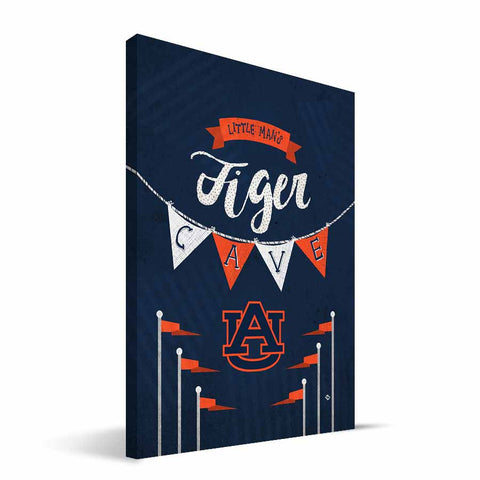 Auburn Tigers Little Man Canvas Print