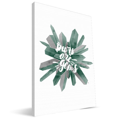 Baylor Bears Gem Canvas Print