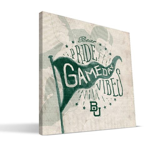 Baylor Bears Gameday Vibes Canvas Print