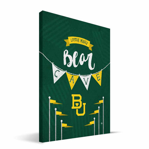 Baylor Bears Little Man Canvas Print