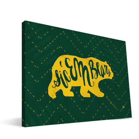 Baylor Bears Mascot Canvas Print