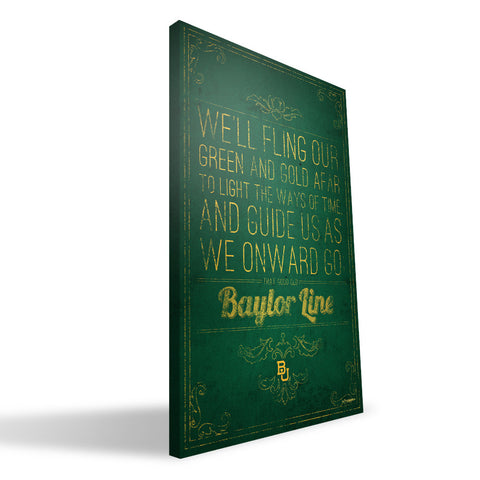 Baylor Bears Song Canvas Print