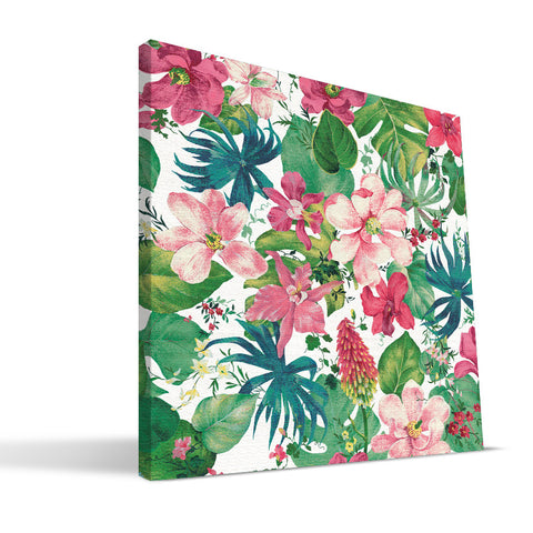 Tropical Flowers Canvas Print