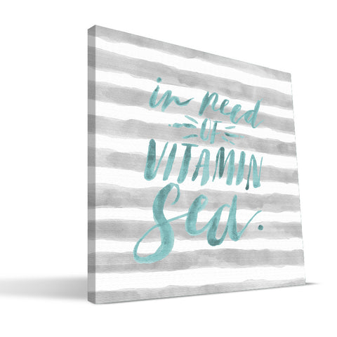 Vitamin Sea Canvas Print