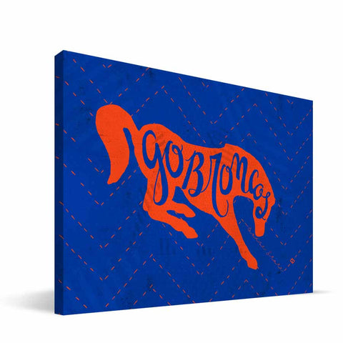 Boise State Broncos Mascot Canvas Print