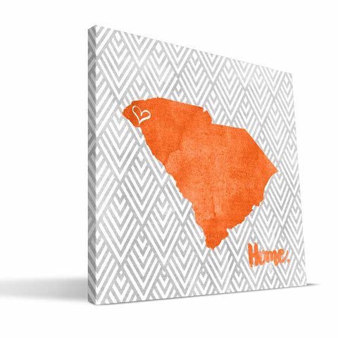 Clemson Tigers Home Canvas Print