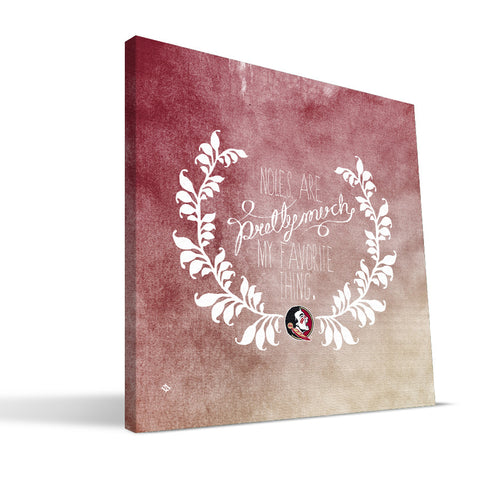 Florida State Seminoles Favorite Thing Canvas Print