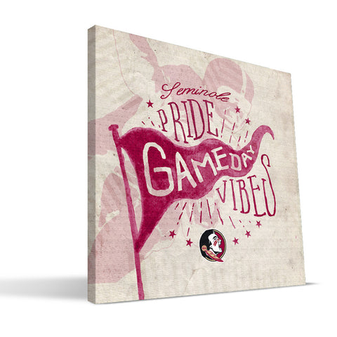 Florida State Seminoles Gameday Vibes Canvas Print