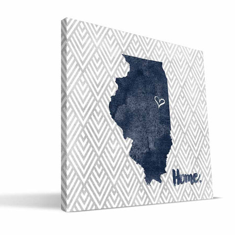 Illinois Fighting Illini Home Canvas Print