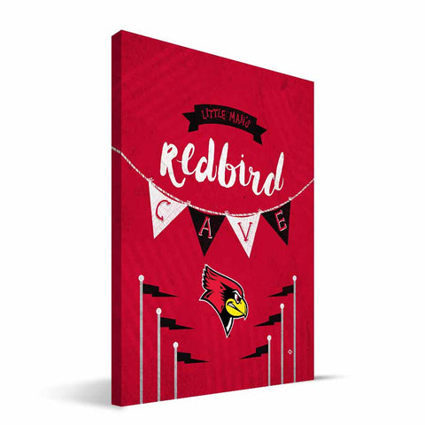 Illinois State Redbirds Little Man Canvas Print