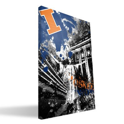 Illinois Fighting Illini Spirit Canvas Print