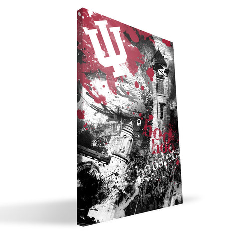 Indiana Hoosiers Spirit Canvas Print