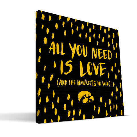 Iowa Hawkeyes All You Need Canvas Print