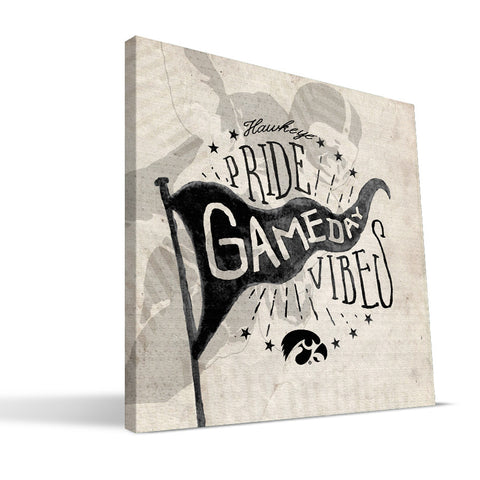 Iowa Hawkeyes Gameday Vibes Canvas Print