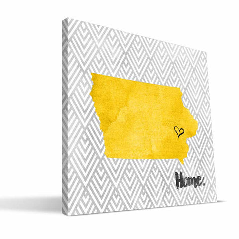 Iowa Hawkeyes Home Canvas Print