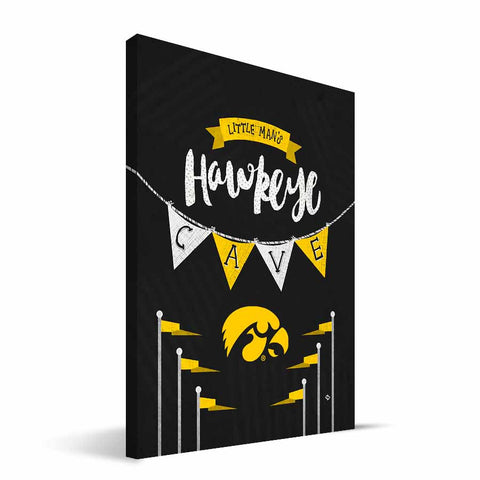 Iowa Hawkeyes Little Man Canvas Print