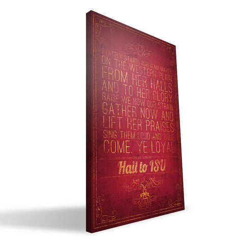 Iowa State Cyclones Song Canvas Print