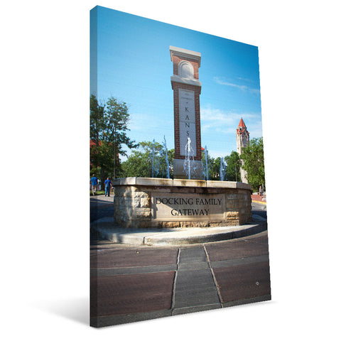 Kansas Jayhawks Docking Family Gateway Canvas Print