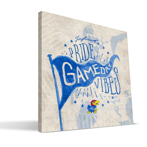 Kansas Jayhawks Gameday Vibes Canvas Print