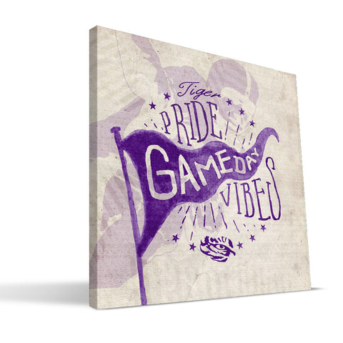 LSU Tigers Gameday Vibes Canvas Print