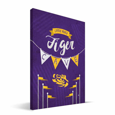 LSU Tigers Little Man Canvas Print