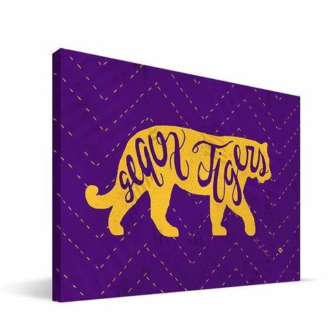 LSU Tigers Mascot Canvas Print