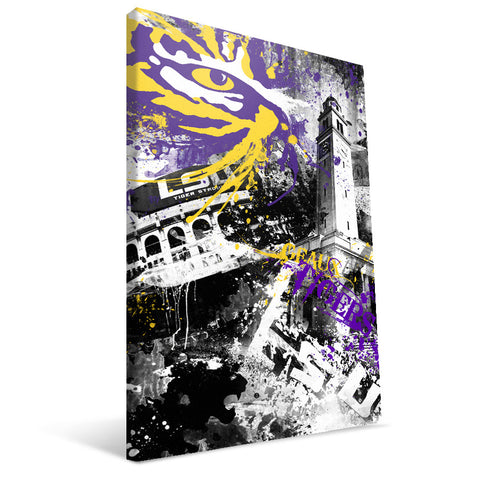 LSU Tigers Spirit Canvas Print