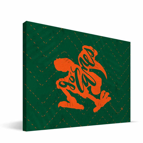 Miami Hurricanes Mascot Canvas Print