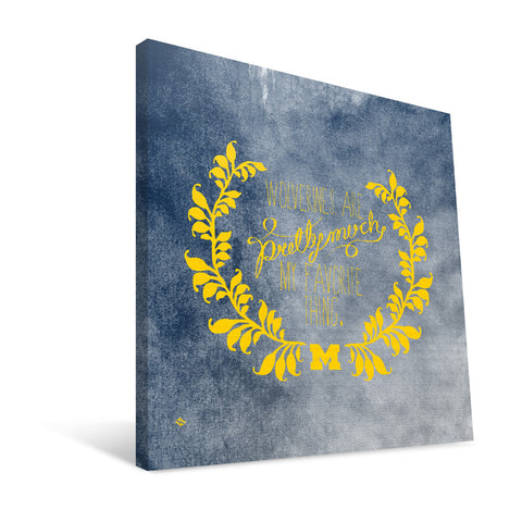 Michigan Wolverines Favorite Thing Canvas Print