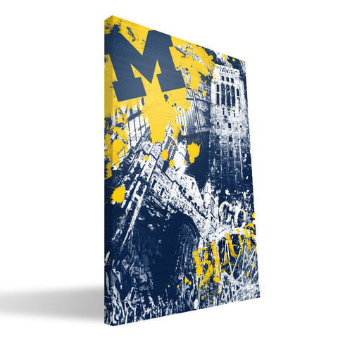 Michigan Wolverines Spirit Canvas Print