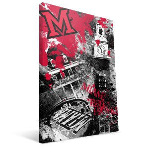 Miami University RedHawks Spirit Canvas Print