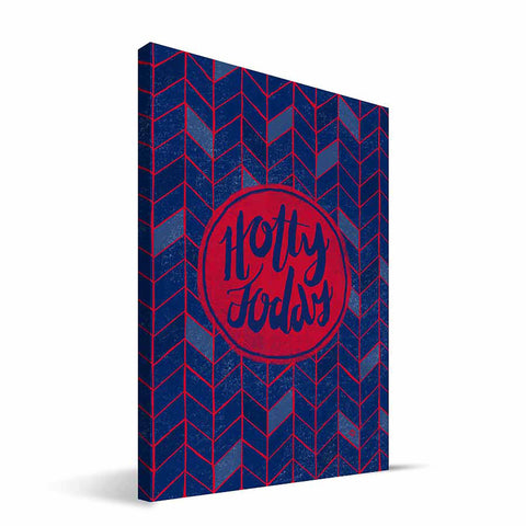 Ole Miss Rebels Geometric Canvas Print