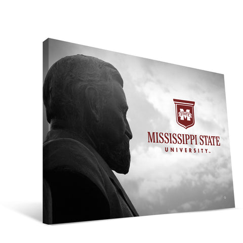 Mississippi State Bulldogs Lee Statue Canvas Print