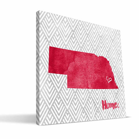 Nebraska Cornhuskers Home Canvas Print