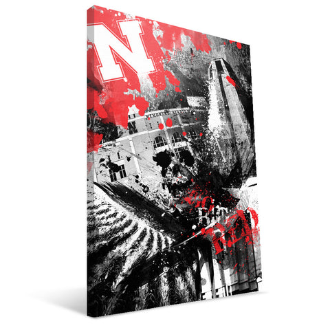 Nebraska Cornhuskers Spirit Canvas Print