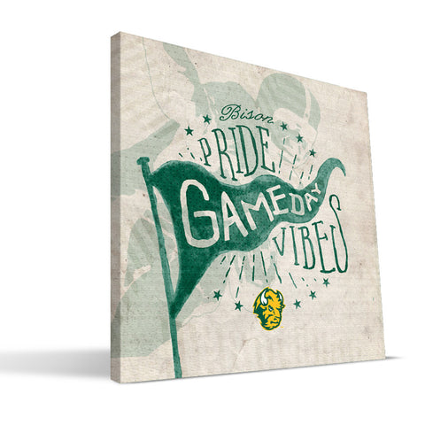 North Dakota Gameday Vibes Bisons Gameday Vibes Canvas Print