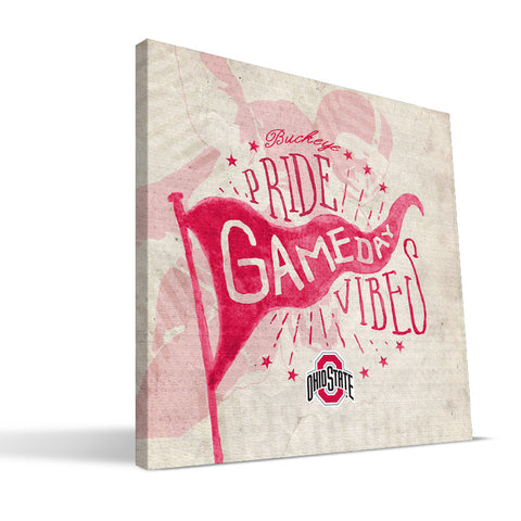 Ohio State Buckeyes Gameday Vibes Canvas Print