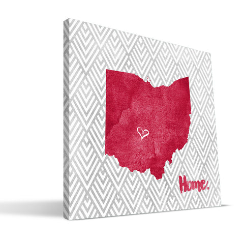 Ohio State Buckeyes Home Canvas Print