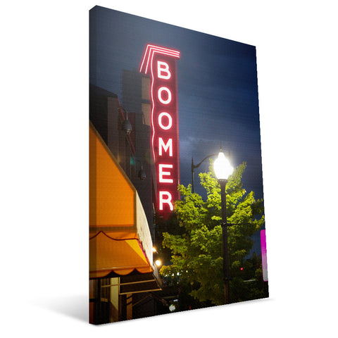 Oklahoma Sooners Boomer Sign Canvas Print