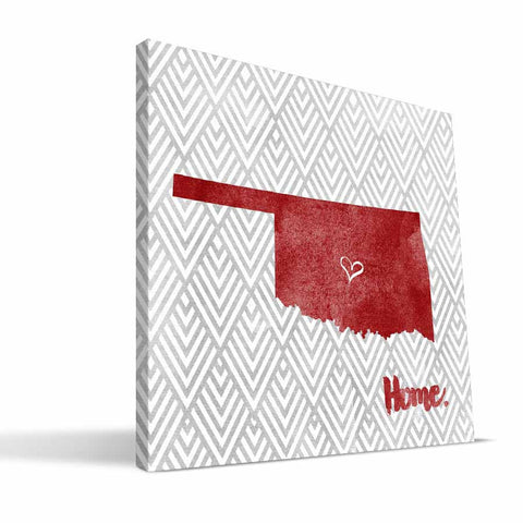 Oklahoma Sooners Home Canvas Print